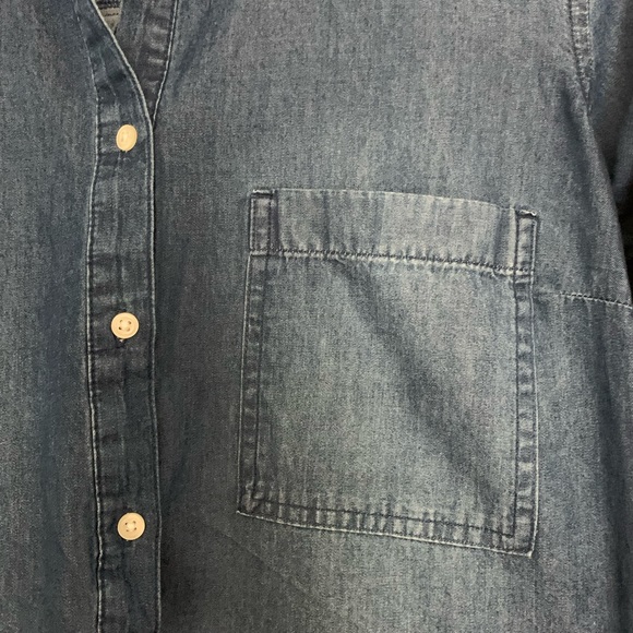 Old Navy Chambray Shirt Dress (M) - Picture 2 of 9